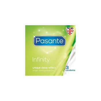 Prezerwatywy  Pasante Infinity Delay 3 szt.-opóźniając.19cm/53mm