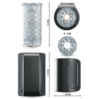 Sex masturbator rotujący, kubkowy sztuczna pochwa