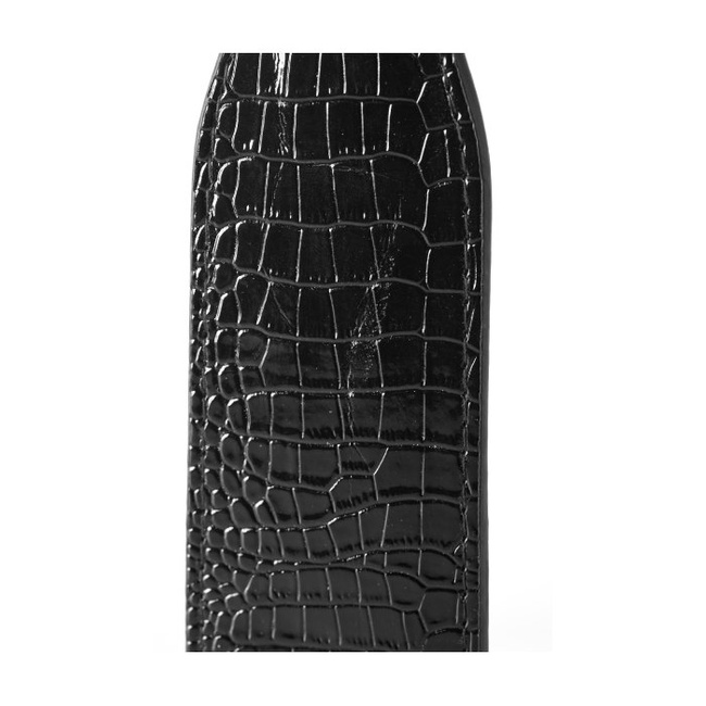 Elegancka packa w stylu skóry krokodyla do spankingu BDSM