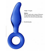 Dildo szklane z uchwytem