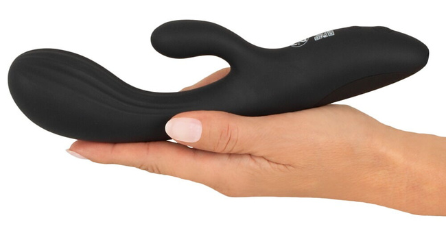 Wibrator punktu G z królikiem stymulator łechtaczki 2 silniki długość 22 cm wkładane 11 cm średnica 4,3 cm silikon