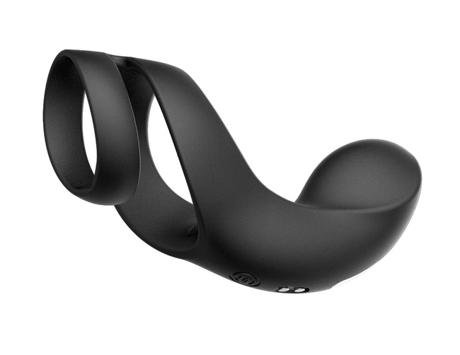 Pierścień erekcyjny z wibrującym masażerem krocza Benedict