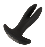 Wibrujący otwieracz pupy, dwukońcówkowy korek analny, rozwierany masażer prostaty, na pilota, wodoodporny IPX7