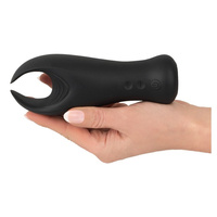 Wibrator dla mężczyzn z ryflowanymi skrzydełkami do penisa i jąder