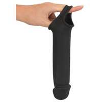 Wibrująca nakładka na penisa +8 cm z 10 trybami wibracji za pomocą bezprzewodowego pilota