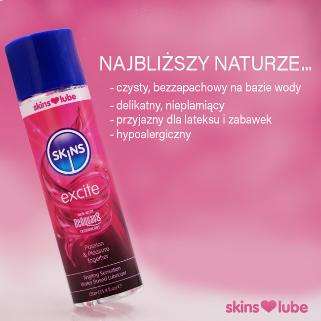Wibrator w płynie - wzmacniający doznania żel wodny z efektem mrowienia, lubrykant dla kobiet 130 ml