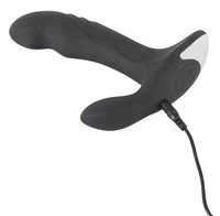 Masażer prostaty ze stymulacją anusa i krocza 16,6 cm