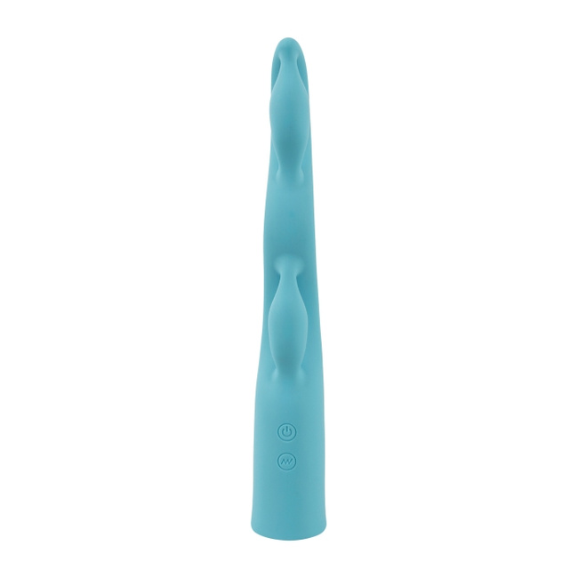 Rozkosz Fiony – bajeczny elastyczny wibrator z trzema pętlami, 3 silniki, 25 cm I wkładane 18,3 cm, silikon, IPX7