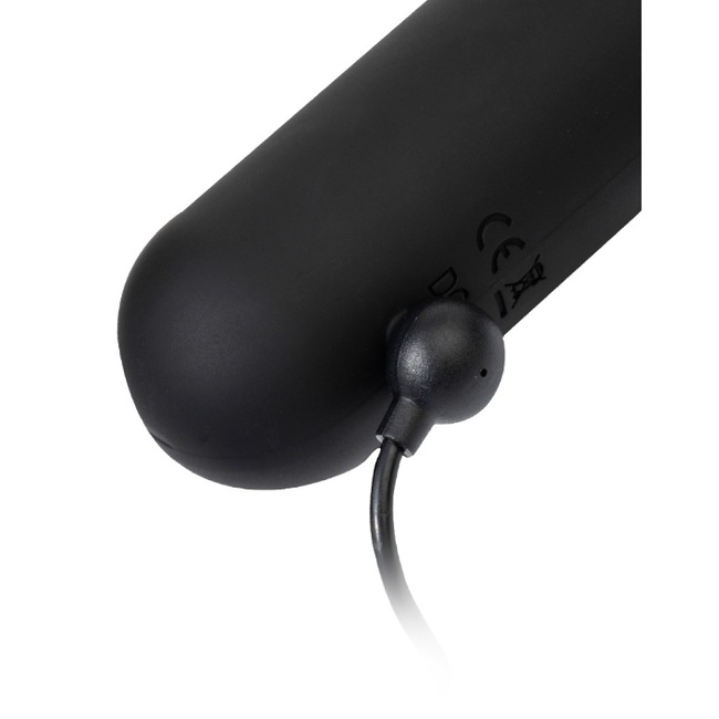 Sensual - Jurny Maks: luksusowy, realistyczny wibrator z królikiem do łechtaczki, z cyfrowym wyświetlaczem, hebanowa czerń, silikon, 24 cm