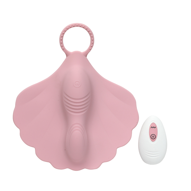 Różowy WIBRATOR do wanny do stymulacji wejścia pochwy i łechtaczki, na pilota wodoodporny IPX7