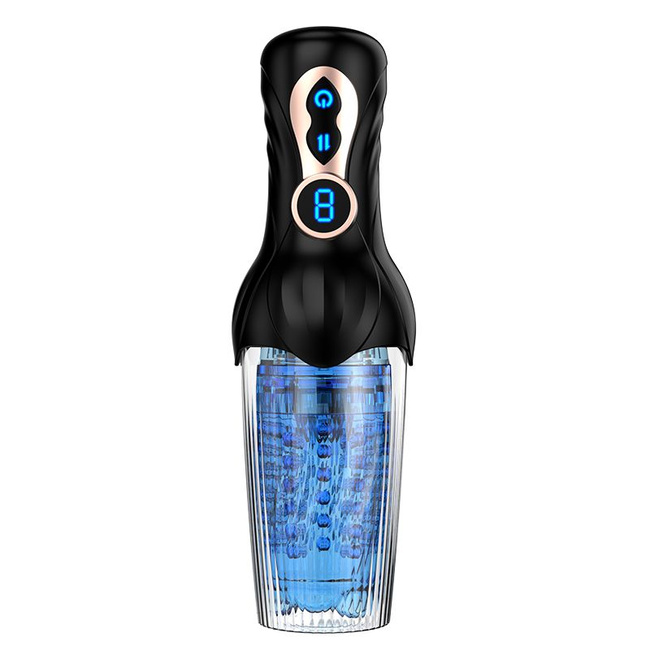 W GRUDNIU MOŻE PÓŹNIEJ Elektroniczny automatyczny masturbator wirujący i posuwisty 9 trybów