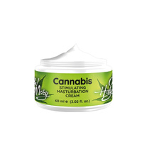Krem do masturbacji z Cannabis CBD, dla kobiet, dla mężczyzn, doskonały poślizg, intensywna przyjemność, bez cukru, bez glutenu, 100% wegański, 60 ml