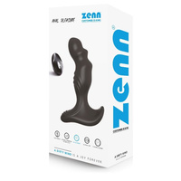 Tylne wejście - specjalnie profilowany silikonowy masażer prostaty z wygięta główka i fałdowaną powierzchnią na pilota