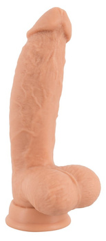 Wibrujące i rotujące silikonowe dildo z mocną przyssawką