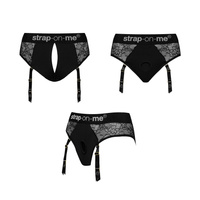 Uprząż do straponu, Harness Diva, czarny Strap-on-me rozmiar S