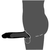 Wibrująca nakładka na penisa +8 cm z 10 trybami wibracji za pomocą bezprzewodowego pilota