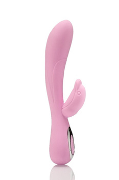 Luksusowy wibrator z delfinkiem (różowy)