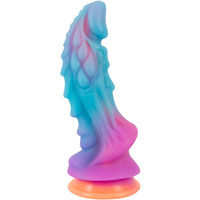 Smok Fallurex. Fantasy dildo jak smok strażnik skarbu pożądania. Dł. 21,5 cm, wkładane 19 cm, Ø 7,3 cm
