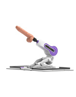 Mechaniczny kochanek – maszyna do seksu z wibrującym dildo 20 cm, z torbą 