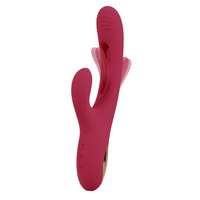 Rozkoszny śmieszek – wibrator z króliczkiem i radosnym języczkiem do pieszczenia punktu G i wnętrza pochwy, 3 silniki, 24,2 cm, silikon, wodoodporny IPX7