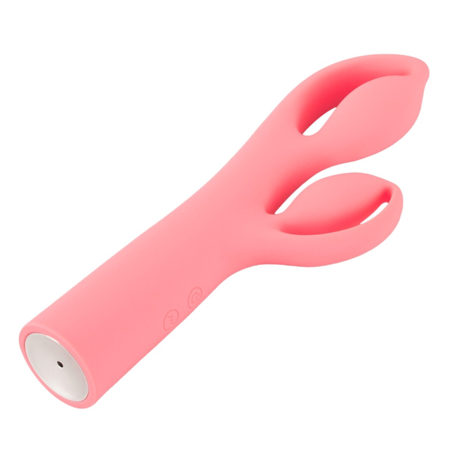Królik Alicji – bajeczny elastyczny wibrator z królikiem do łechtaczki, 25 cm I wkładane 13,3 cm, silikon, IPX7