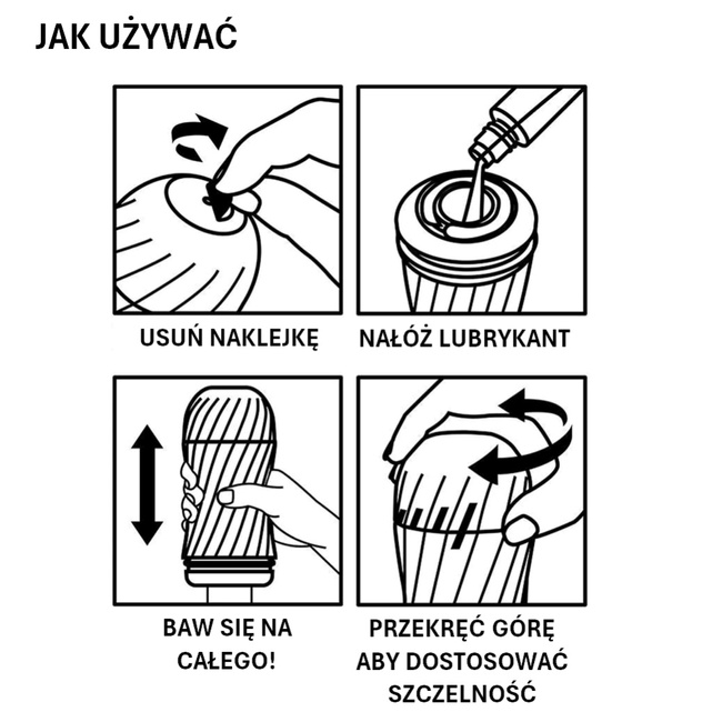 Zakręcony masturbator -Masturbator AIR-TECH TWIST Ripple TENGA