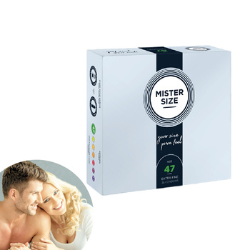 Prezerwatywy MISTER SIZE rozmiar 47 mm 36 szt.