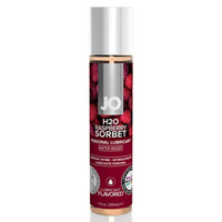 Profesjonalny lubrykant na bazie wody o smaku sorbetu malinowego System JO H2O - Raspberry sorbet 30 ml