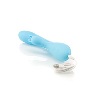 Silikonowy bardzo silnie wibrujący figlarz z królikiem z uszkami obejmującymi łechtaczkę