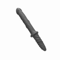 Podwójne dildo analne w kształcie śruby