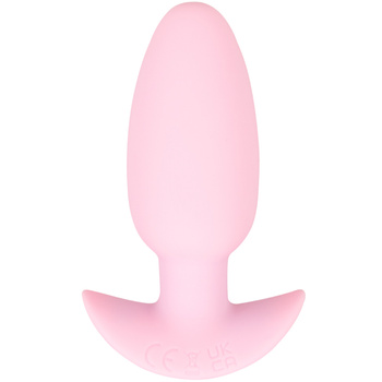 Wibrujący pieszczoch analny Cuties. Gładki, o zmiennej grubości, , kolor różowy, silikon