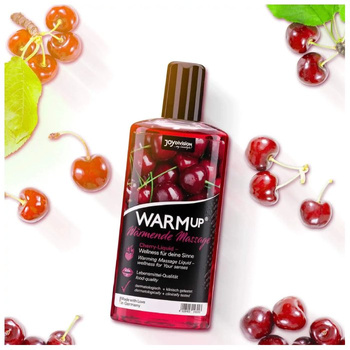 Rozgrzewający płyn do masażu Wiśnia 150 ml