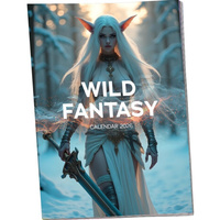 Kalendarz erotyczny z nagimi kobietami elfami w stylu fantasy „Wild Fantasy 2026”. 