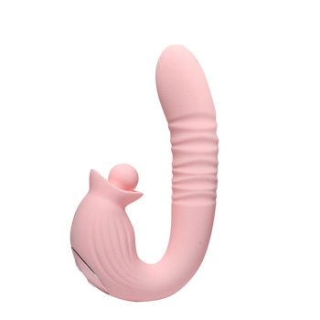 Wibrator posuwisto-wahadłowy z rotującą kulką do łechtaczki, IPX6, dł. 19 cm