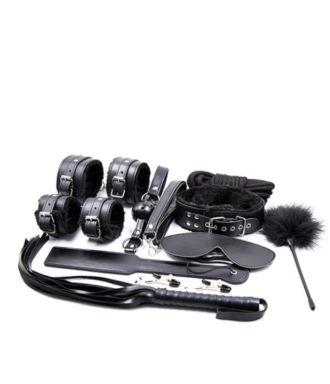 Ekskluzywny 10 -częściowy zestaw do bondage