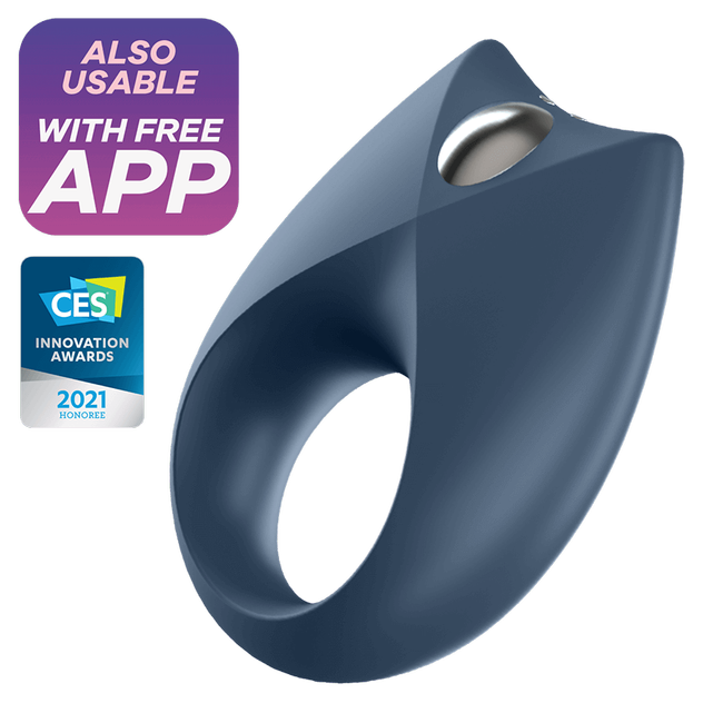 Wibrujący pierścień erekcyjny sterowany smartfonem