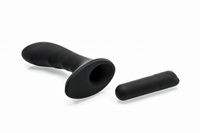 Silikonowy, wibrujący masażer prostaty na pilota