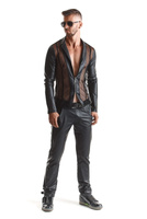 Marynarka męska ekoskóra