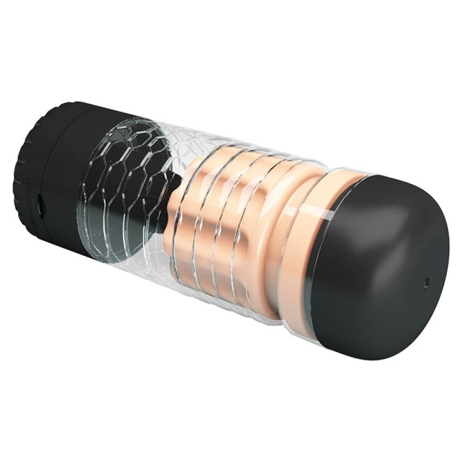 Wibrujący masturbator na wzór młodziutkiej ciasnej cipki Emily, na baterie