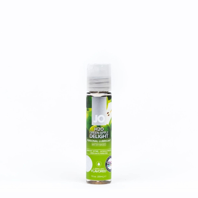 Profesjonalny lubrykant na bazie wody o smaku zielonego jabłuszka System JO H2O - Green Apple Delight 30 ml