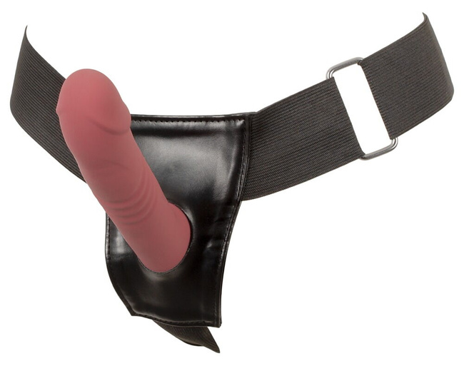 Zestaw na pasku 3-częściowy zestaw strap-on Z uprzężą, wibratorem i pilotem zdalnego sterowania