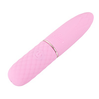 Liliowy prosty mini wibrator do kosmetyczki, do waginy i anusa, super silne wibracje, 10,5 cm, Cuties 5 generacji