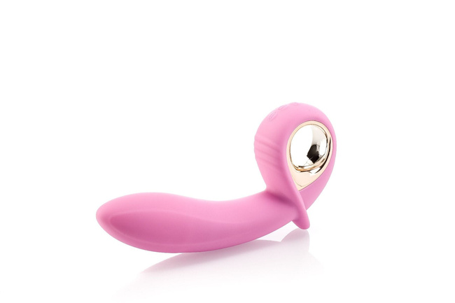 Wibrator pompowany z zmieniającej się grubości, super rozkosz i trening mięśni Kegla, 16 cm