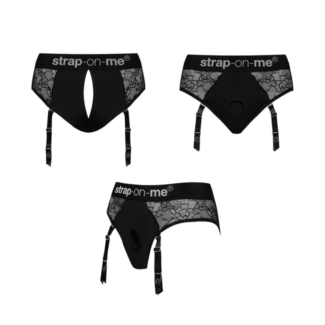 Uprząż do straponu, Harness Diva, czarny Strap-on-me rozmiar S