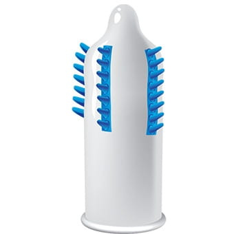 Prezerwatywa z wypustkami Blue Tought Cat 1 sztuka