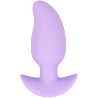 Wibrujący pieszczoch analny Cuties, o zmiennej grubości, kolor fioletowy, silikon