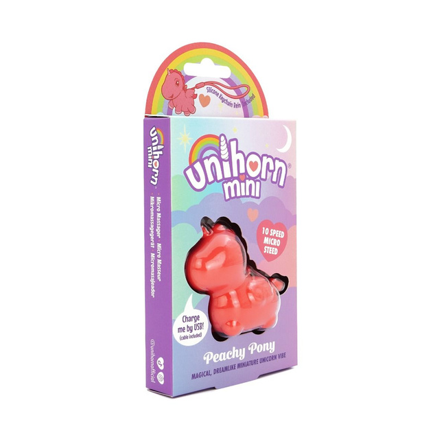 Peachy Pony! Jednorożec stymulator łechtaczki. Mocne i intensywne doznania! Dyskretna forma - brelok.