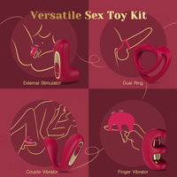 LOVE KIT 4 w 1 dla par! Super zestaw interaktywny. Przyjemność pomnożona razy cztery!
