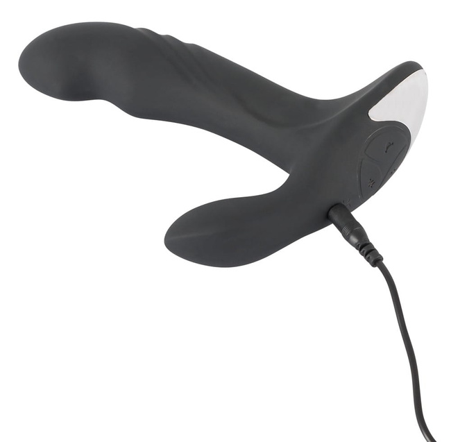 Masażer prostaty ze stymulacją anusa i krocza 16,6 cm