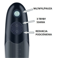 Pompka do penisa wodna i powietrzna, automatyczna, 3 tryby ssania, rozmiar uniwersalny